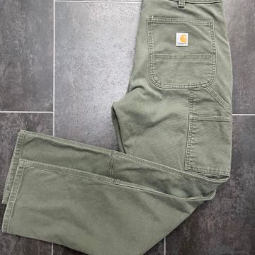 Carhartt  - Jeans coupe droite (Vert)