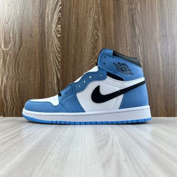 Jordan - Sneakers (White, Black, Blue)