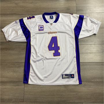 Reebok Brett Favre Minnesota Vikings Jersey T Shirt NFL Football