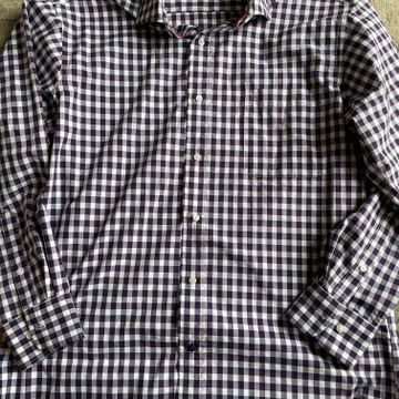 Tommy Hilfiger  - Chemises à carreaux (Blanc, Noir, Rouge)