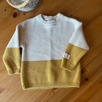 Zara - Sweatshirts & Hoodies (Yellow, Beige)