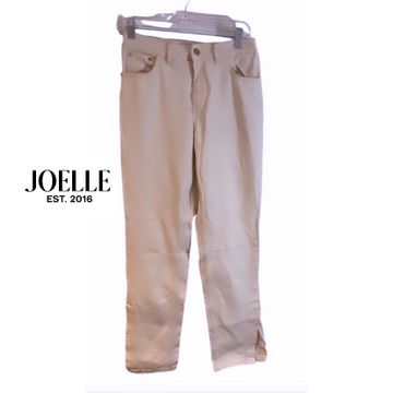 Joelle Collection - Jeans droits (Beige, Cognac)
