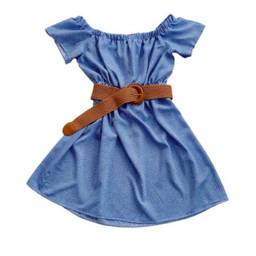 Vintage  - Midi-dresses (White, Blue)