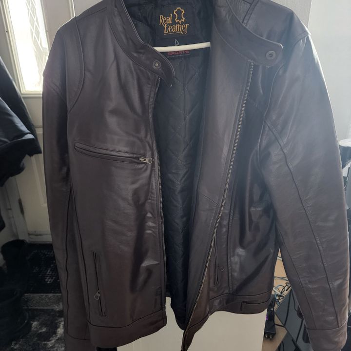 Lucky brand bonneville sales leather jacket