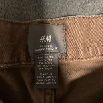 H&M - Pantalons à jambes larges (Marron)