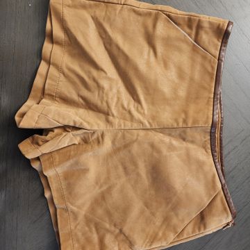Jbc - Shorts en cuir (Marron)