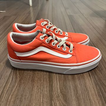 Vans - Sneakers (White, Orange)