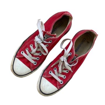 Converse  - Sneakers (White, Red)