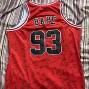 BAPE x Mitchell & Ness Blazers ABC Basketball Swingman Jersey