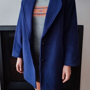 wool coat jacket - Manteaux d'hiver (Bleu, Mauve, Lilas)