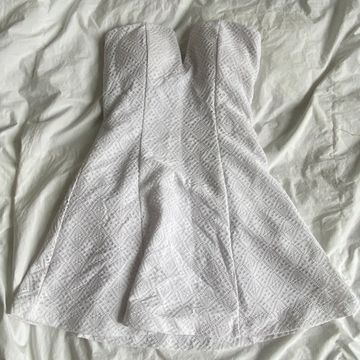 Connais pas - Strapless dresses (White)