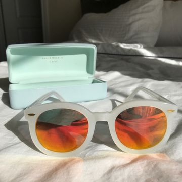 karen walker - Sunglasses (White, Orange)