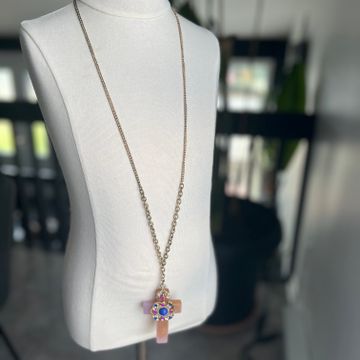 Rose bonbon - Necklaces & pendants (Purple, Pink, Gold)