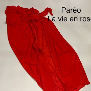 La vie en rose  - Sarongs (Rouge)