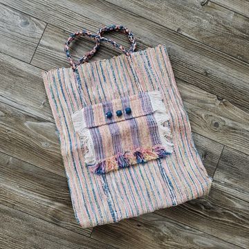 Vintage - Tote bags (White, Blue, Pink)
