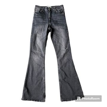 Zara - Jeans évasés (Noir)