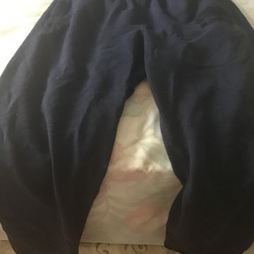 Pantalon  - Pantalons à jambes larges (Bleu, Denim)