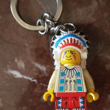 Lego Indian Tribe Leader Keyring, 1997 - Porte-clés