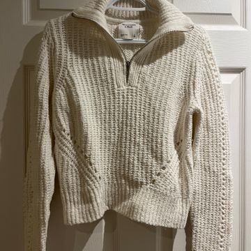 Abercrombie & Fitch - Pulls d'hiver (Blanc, Beige)