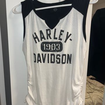 HARLEY DAVIDSON - Short sleeved tops (White, Black)