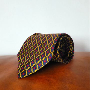 Vintage - Ties & Pocket squares (Blue, Yellow, Red)