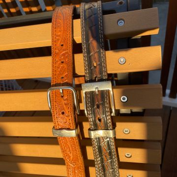 Authentic Mexican belts - Ceintures (Noir, Marron)