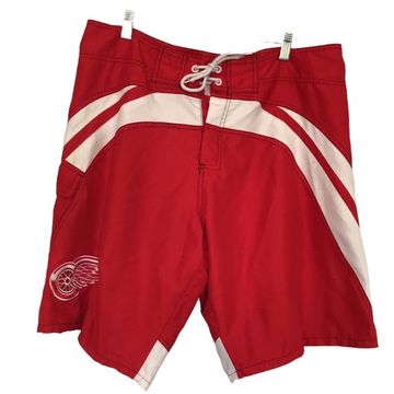 NHL - Swim trunks (White, Red)