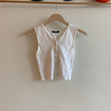 Brandy Melville - Tops courts (Blanc)
