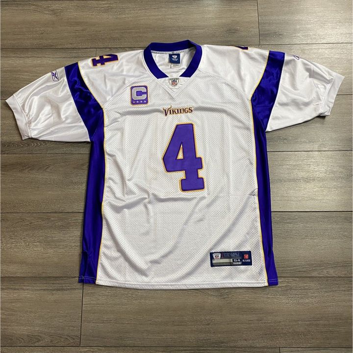 Brett Favre Minnesota Vikings Jersey Mens XL Purple NFL Reebok #4