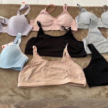 H&M, George, Thyme, Lamaze  - Pregnancy & Breastfeeding bras (Black, Pink, Grey)