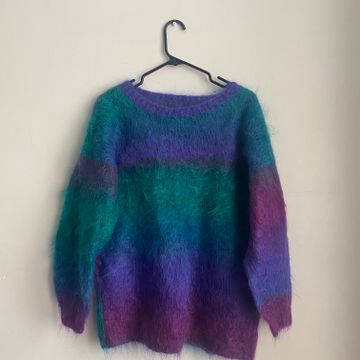 Handmade - Knitted sweaters (Blue, Purple)