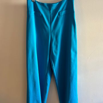 Zara - Pantalons droits (Bleu)