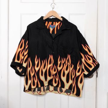 Urban Ex / Vintage - Chemises à motifs (Noir, Jaune, Orange)