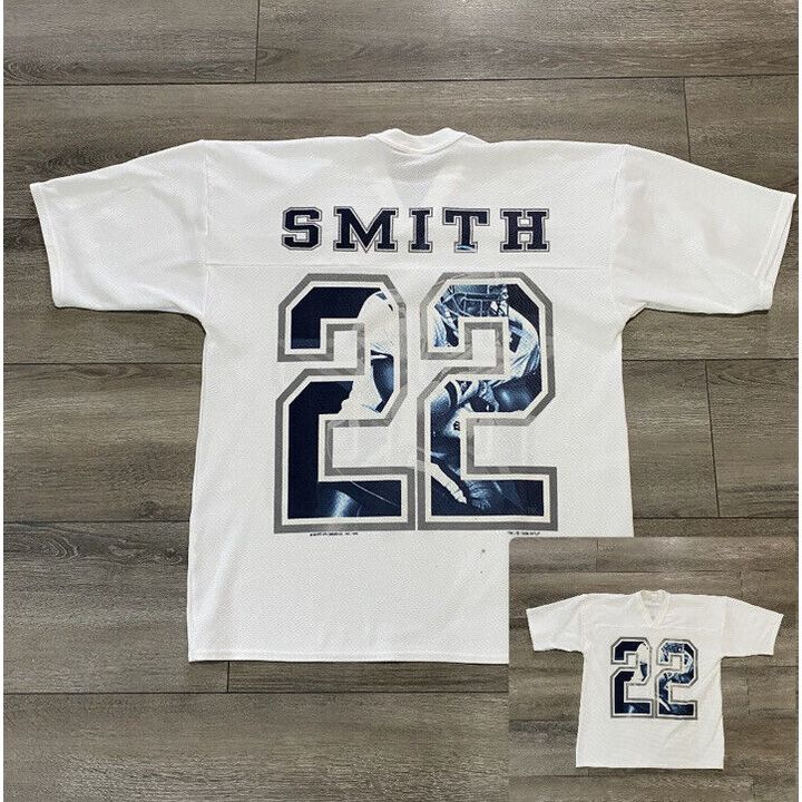 XXL) Vtg Dallas Cowboys Emmitt Smith Jersey