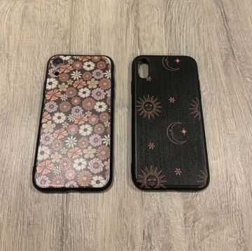 - - Phone cases (Black, Brown, Orange)
