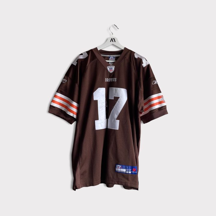 Reebok NFL Cleveland Browns Jersey 17 Edwards Brown Size XL