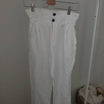 H&M  - Harem pants (White)