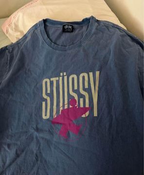 stussy - Short sleeved T-shirts (White, Blue, Pink)