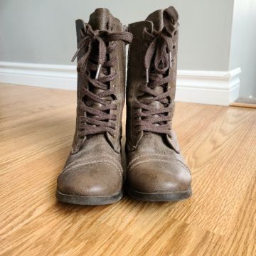Arizona - Combat & Moto boots (Brown)