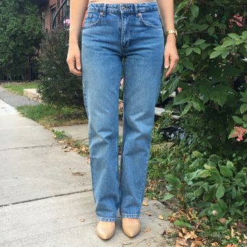 Zara - Straight jeans (Blue, Denim)