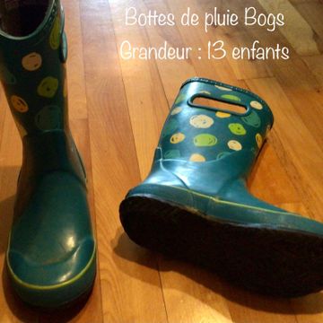 Bogs  - Chaussures de garçons (Bleu, Jaune, Vert)