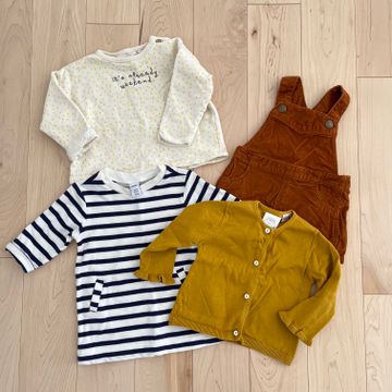 Zara - Clothing bundles (White, Yellow, Cognac)