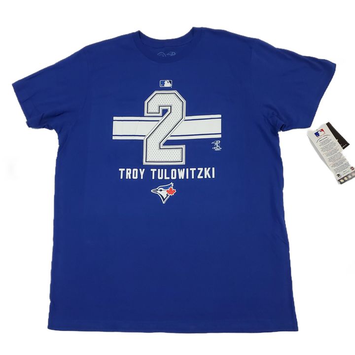 MLB MAJESTIC TORONTO Blue Jays Red Jersey #2 Tulowitzki - Size