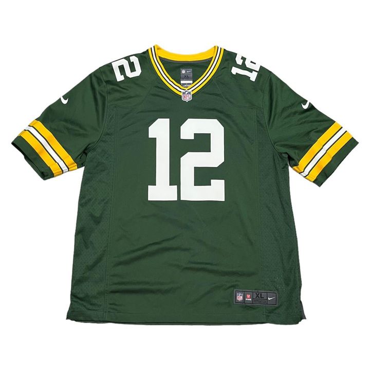 Packers #12 Aaron Rodgers Nike Away Limited Jersey 2XL White