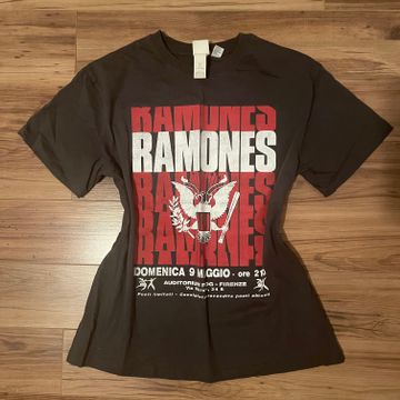 Ramones Rock Band T-Shirt Music Tee Gift Men Women Fan Vintage White  S-2345XL