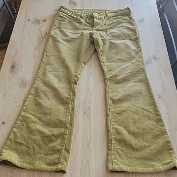 ANTHROPOLOGIE PILCRO - Pantalon bootcut & évasé (Jaune, Vert)