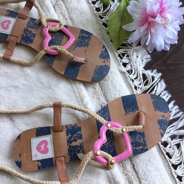 Victoria’s Secret - Flat sandals (Pink, Beige, Gold)