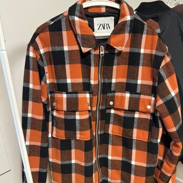 Flannel on sale jacket zara