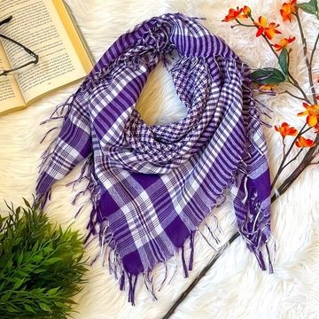 Garage - Large scarves & shawls (White, Purple, Lilac)
