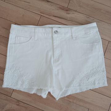 Ardene - Shorts en dentelle (Blanc)